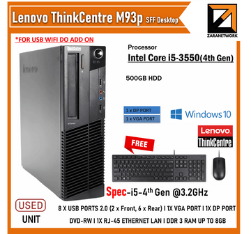 LENOVO THINKCENTRE M93P SFF (Desktop)